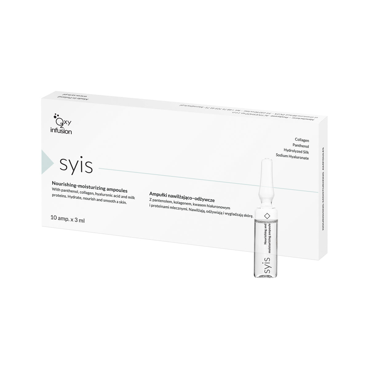 Syis hydraterende en voedende ampullen 10x3 ml