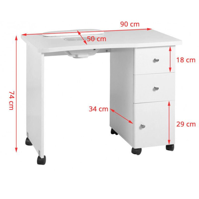 Dřevěný stolek s absorbérem 011b