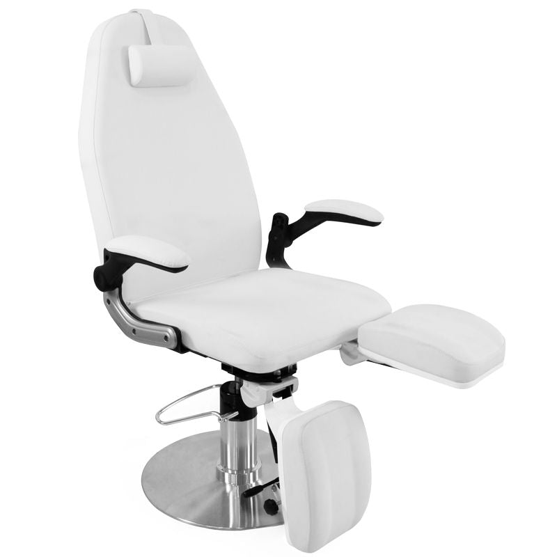 Azzurro 713a fehér hidraulikus pedikűrös szék