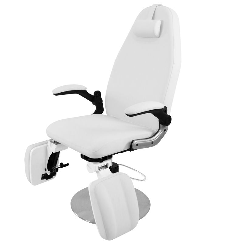 Azzurro 713a fehér hidraulikus pedikűrös szék