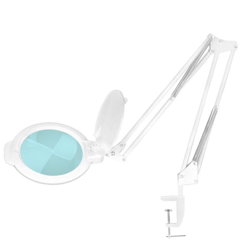 Moonlight 8012/5 "hvid led forstørrelseslampe til bordplade