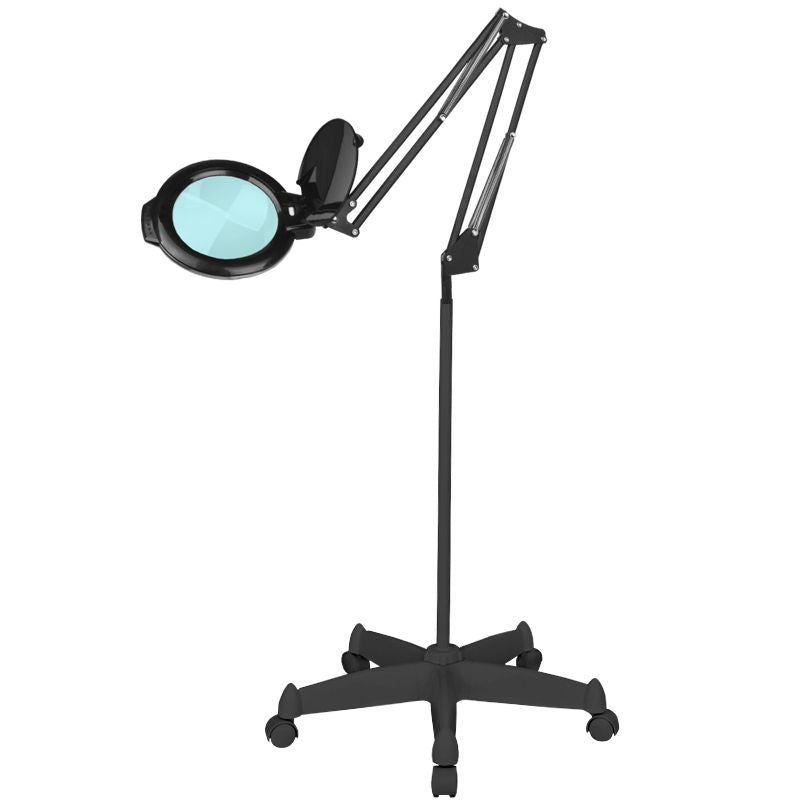 Moonlight 8013/6 "sort LED forstørrelseslampe med stativ