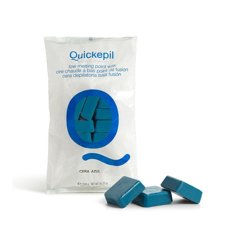 Quickepil kék kemény lehúzás nélküli viasz szőrtelenítéshez 1 kg