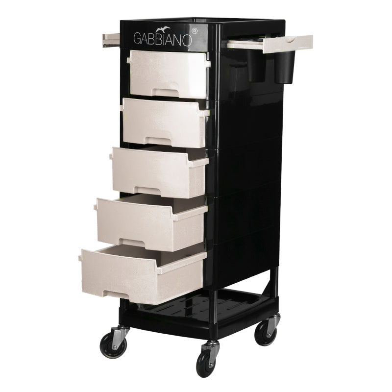 Gabbiano kapperstrolley ft65 zwart/wit