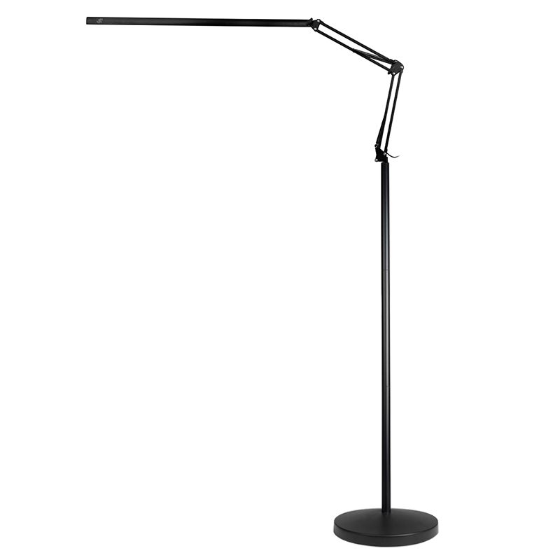 Behandlingslampe led all4light vipper linje 2 sort med stativ