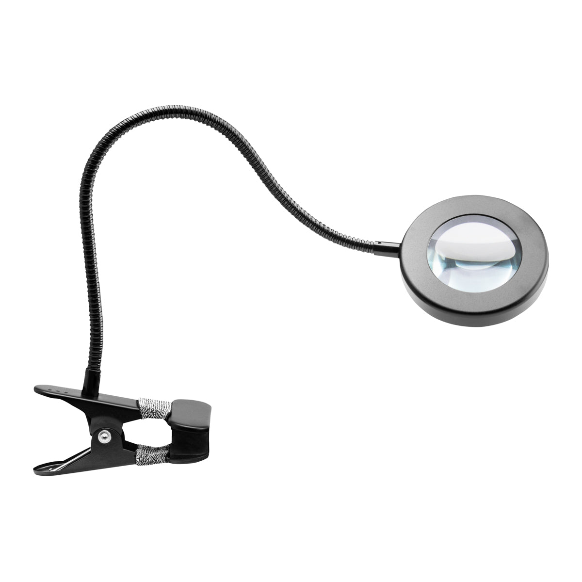 SNAKE RING LED LAMP LAMP OP BUREAU ZWART