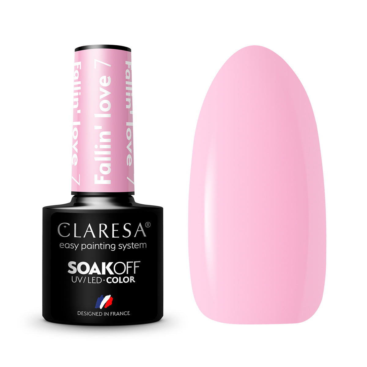 CLARESA Hybride nagellak FALLIN "LOVE 7 -5g