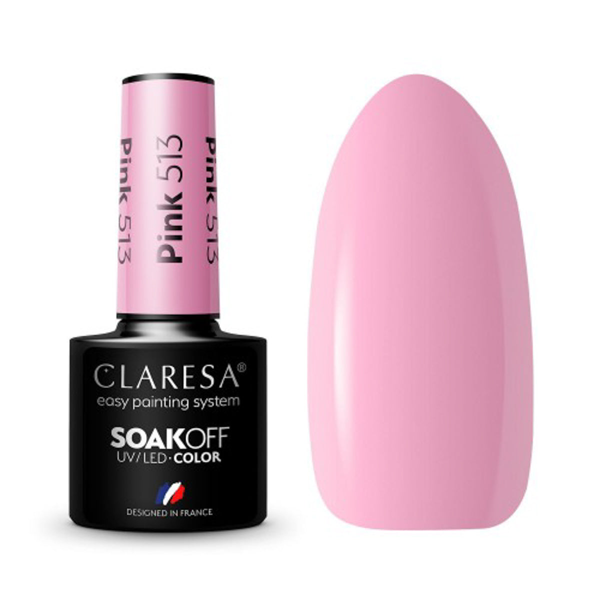 CLARESA Hybride nagellak ROZE 513 -5g
