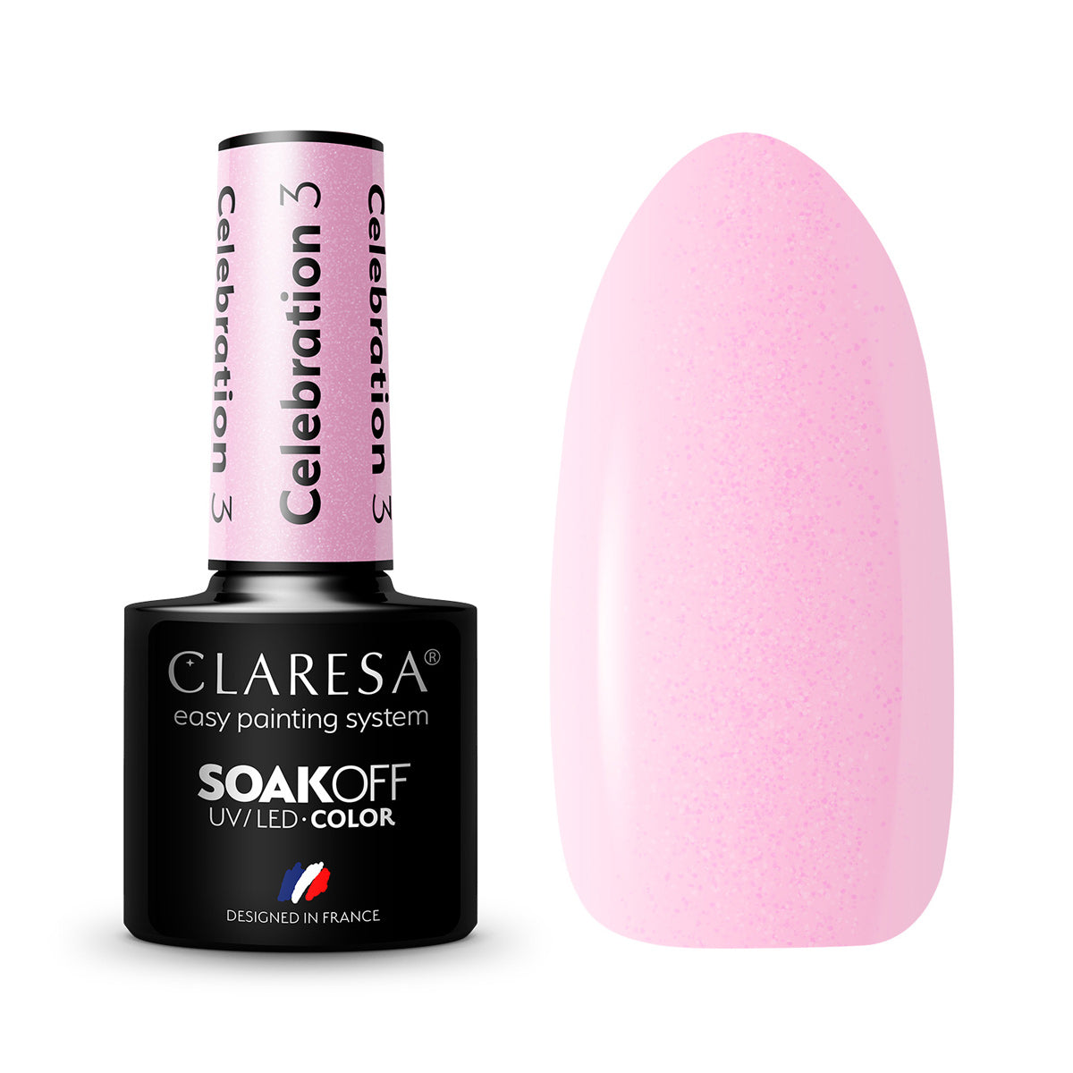 CLARESA Hybride nagellak CELEBRATION 3 -5g