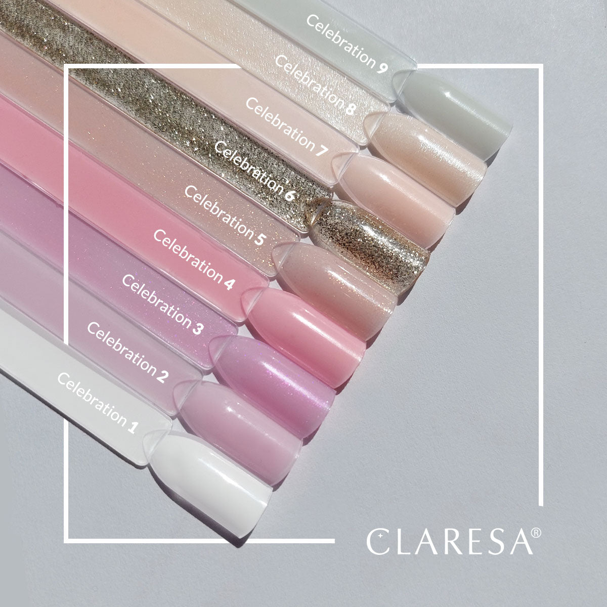 CLARESA Hybride nagellak CELEBRATION 3 -5g