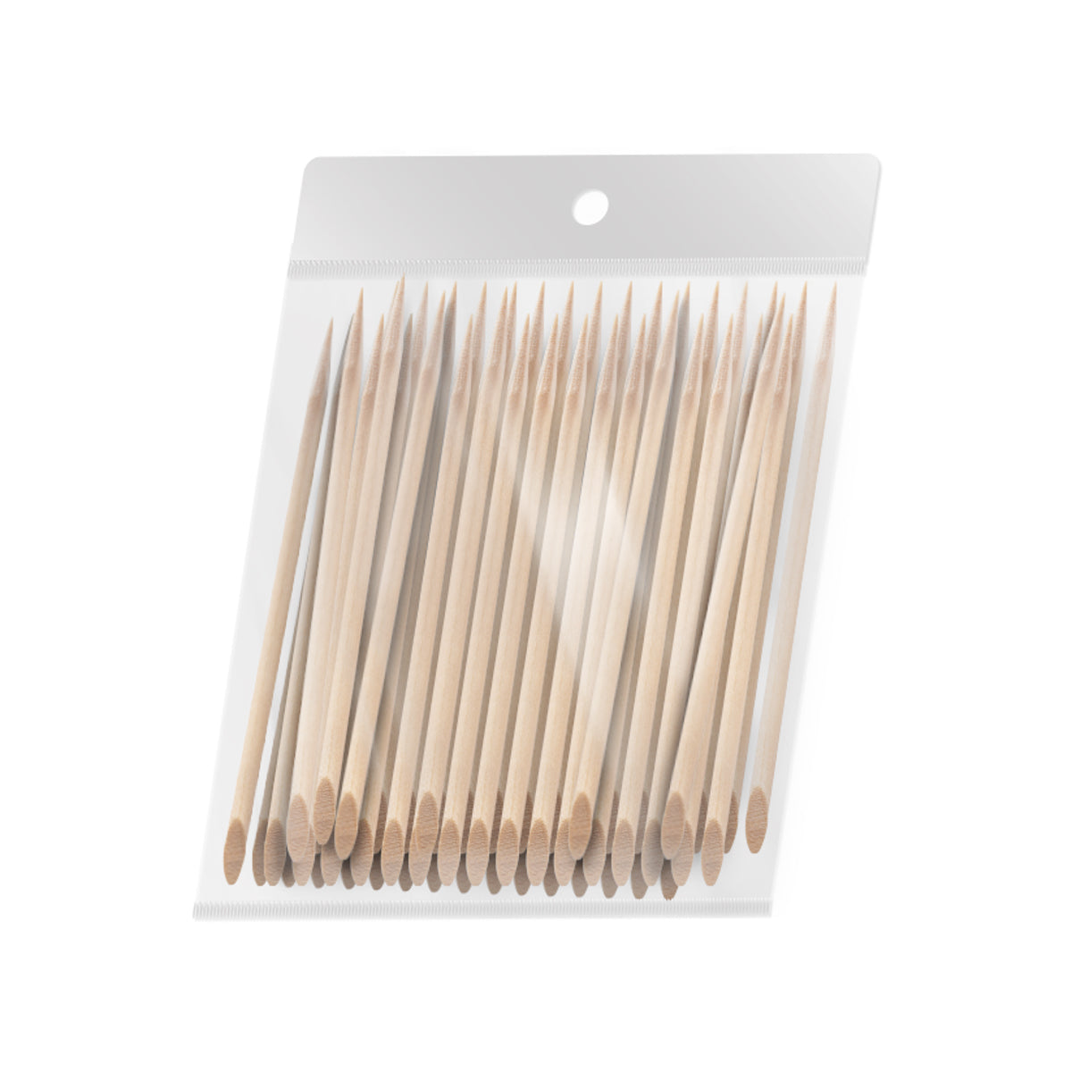 OCHO NAILS houten manicure nagelriemstokjes 11,5 cm, 100 stuks