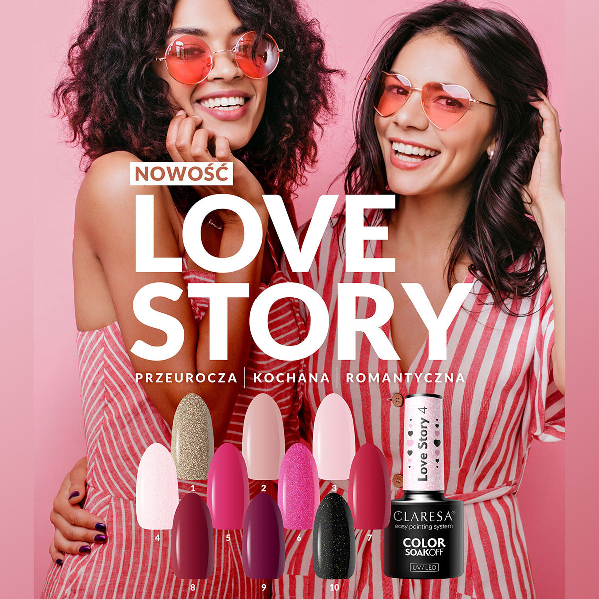 CLARESA Hybride Nagellak LOVE STORY 10 - 5g