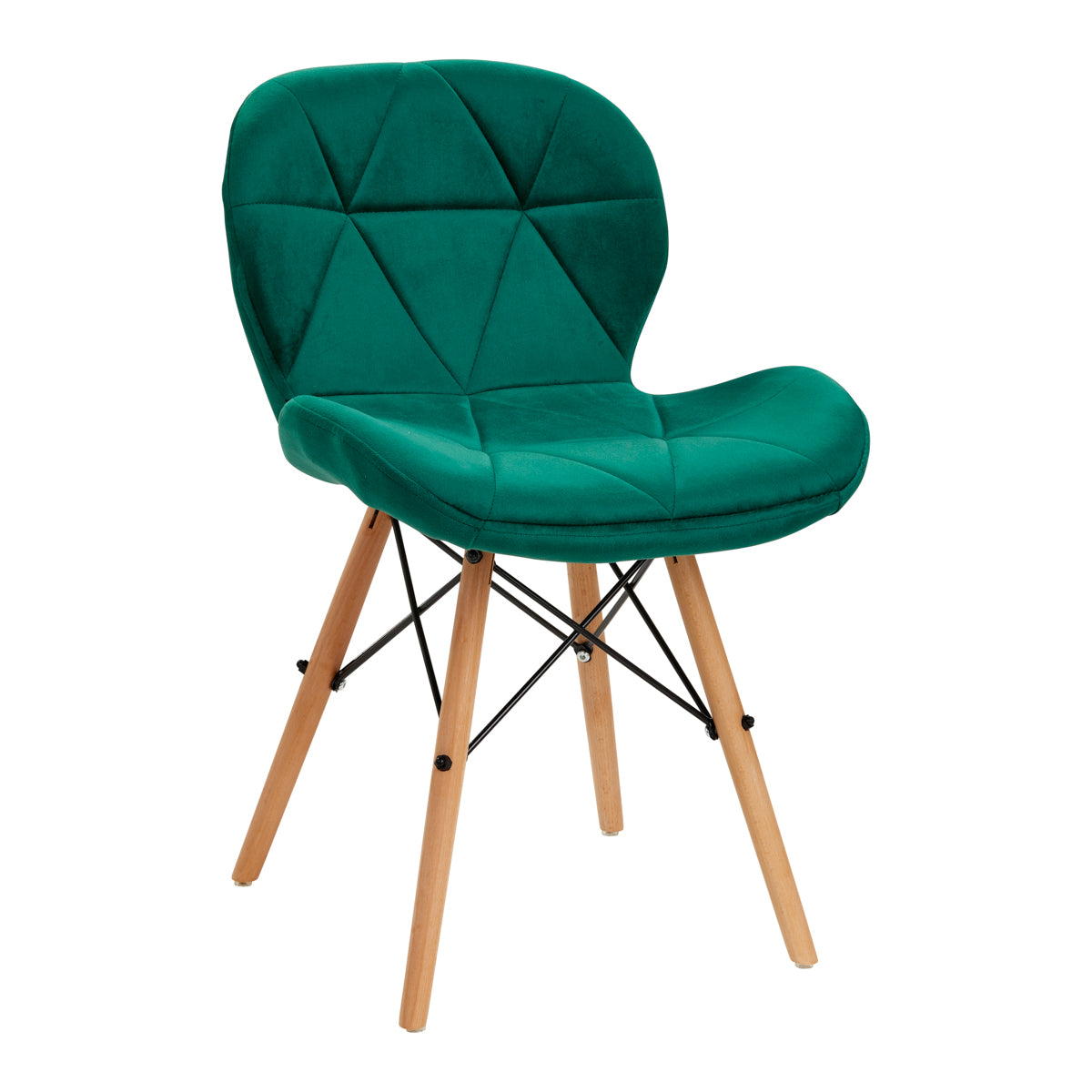 4Rico Cosmeticastoel QS-186 groen fluweel