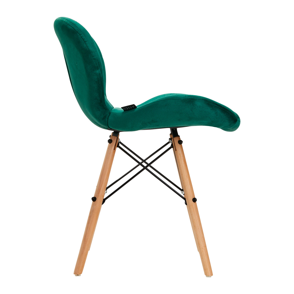 4Rico Cosmeticastoel QS-186 groen fluweel