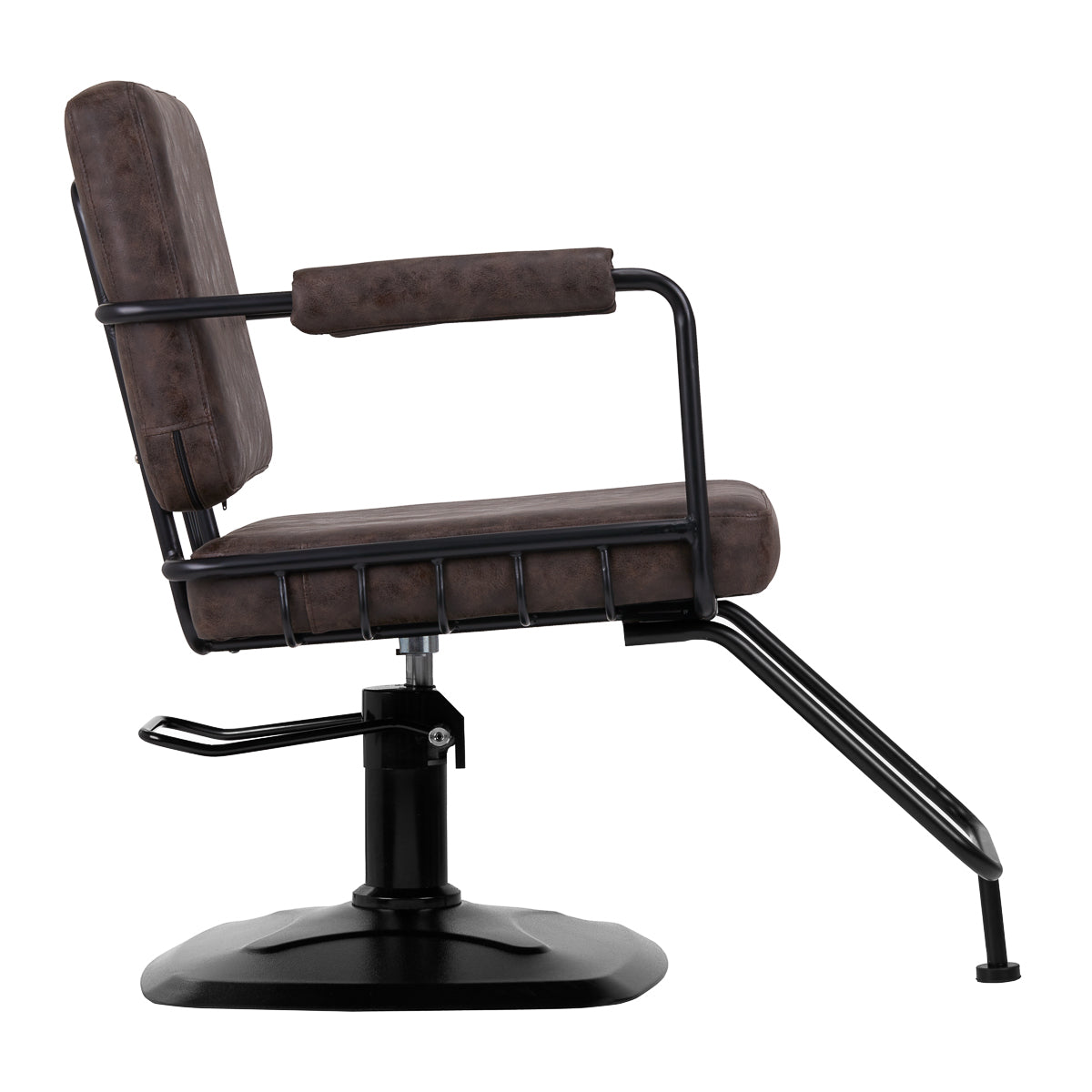 Gabbiano kappersstoel Katania Loft Oud Leer donkerbruin