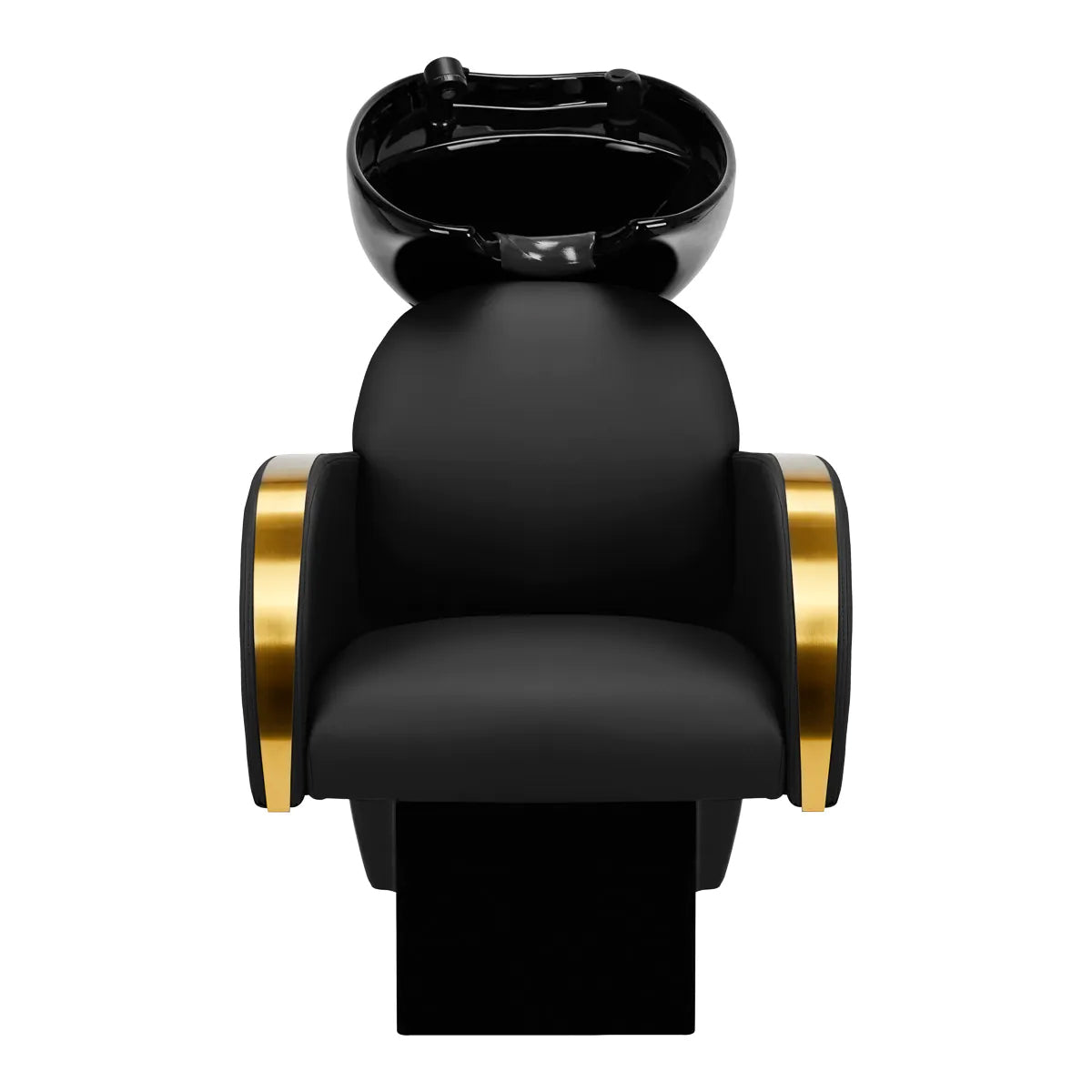 Gabbiano hairdressing wash unit Malaga gold and black