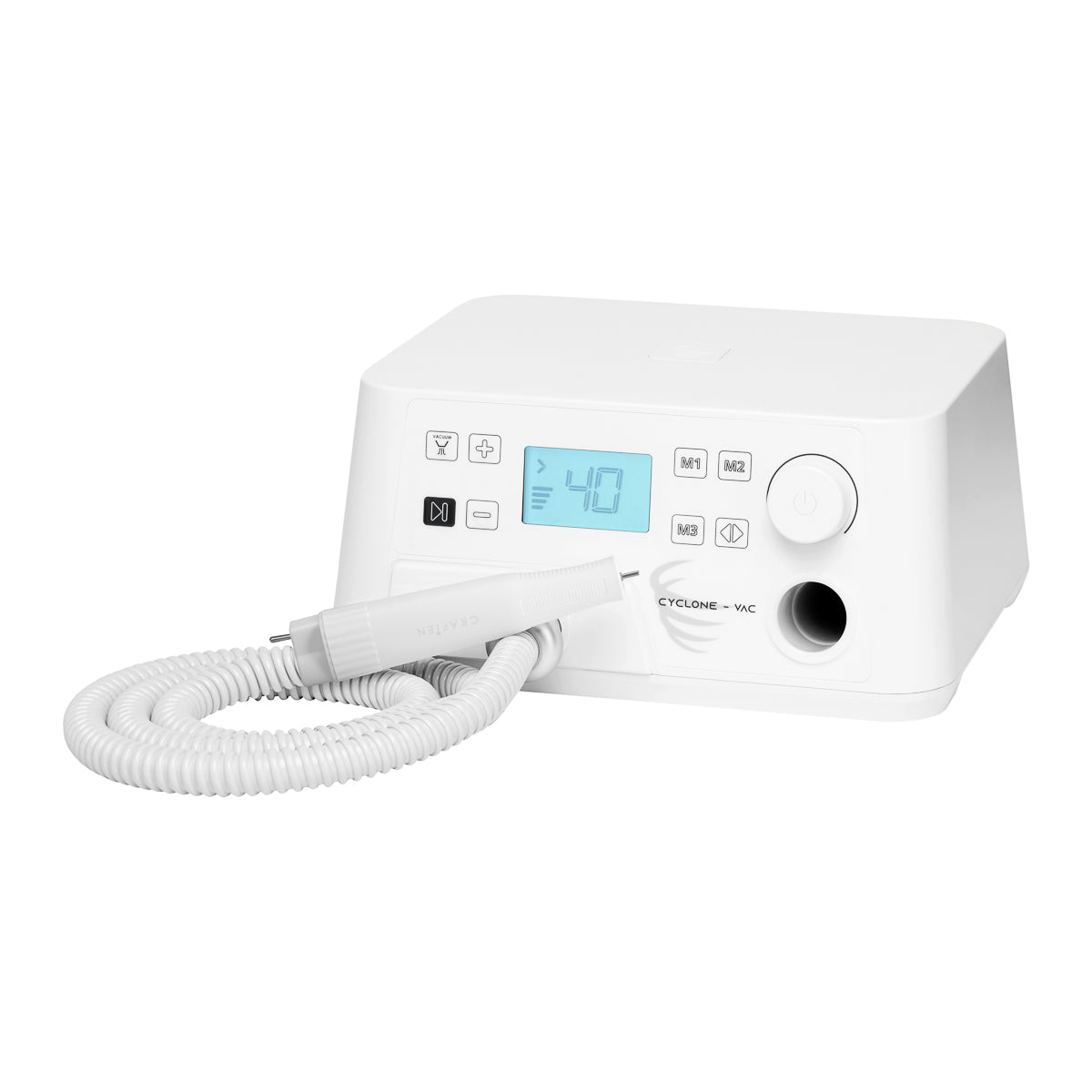 Saeyang Marathon Cyclone-Vac nagelfreesmachine voor podotherapie met stofafzuiger + podoset
