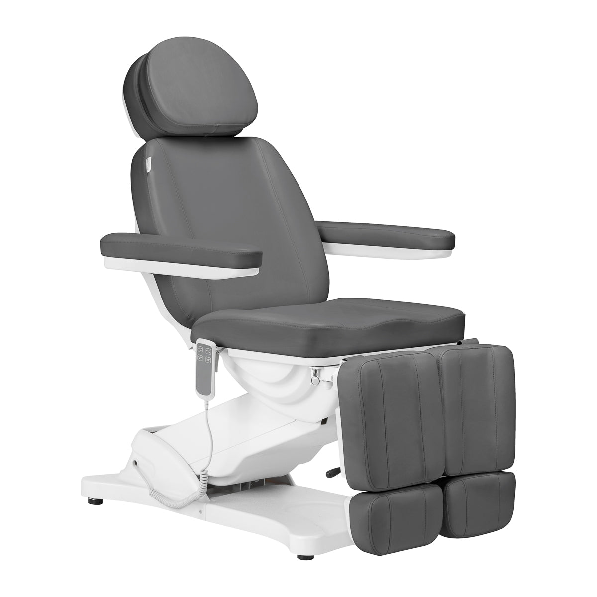 Elektrische behandelstoel SILLON CLASSIC 2 motoren pedi grijs