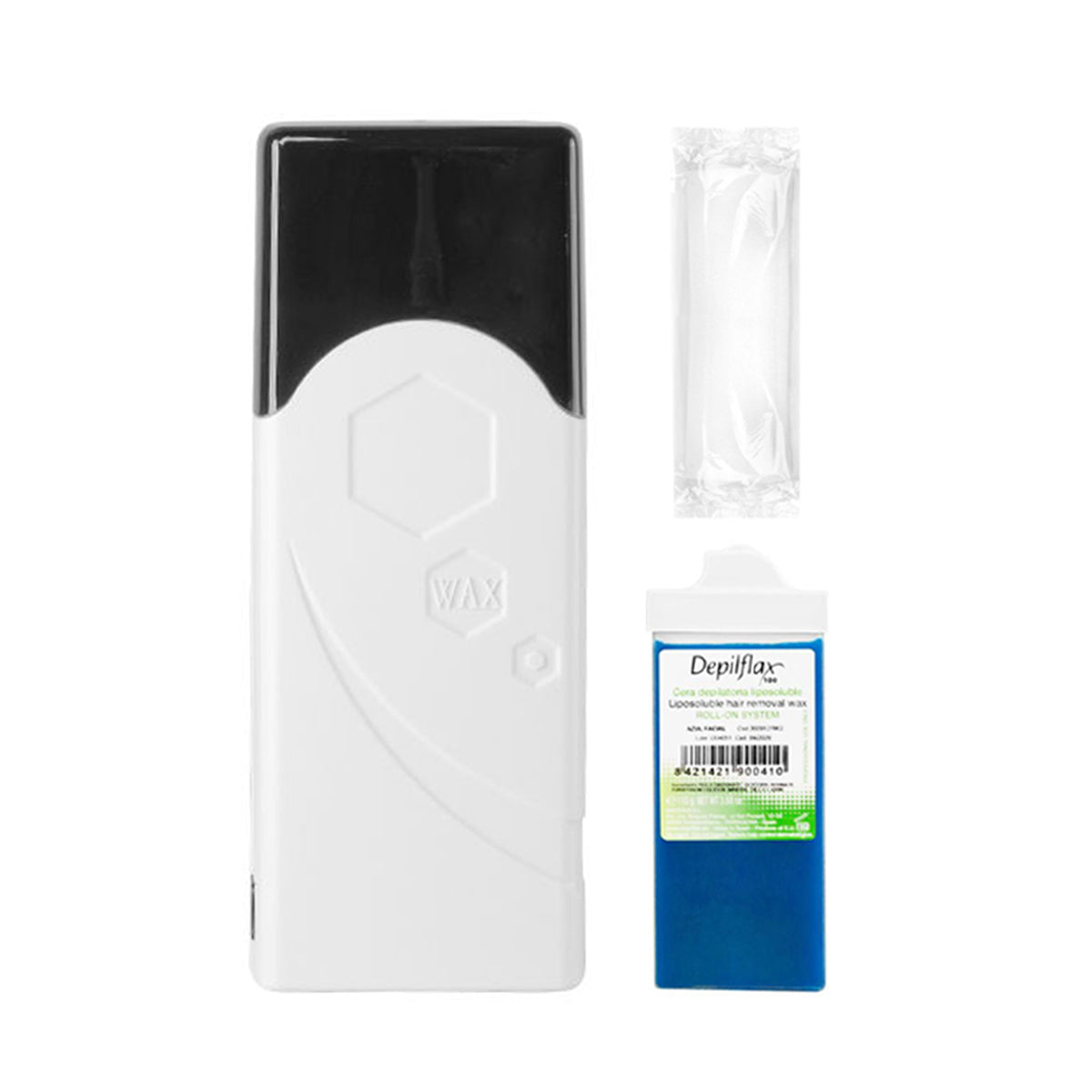 Ontharingsset iWax enkele rol F-0 40W wit + rol + strips