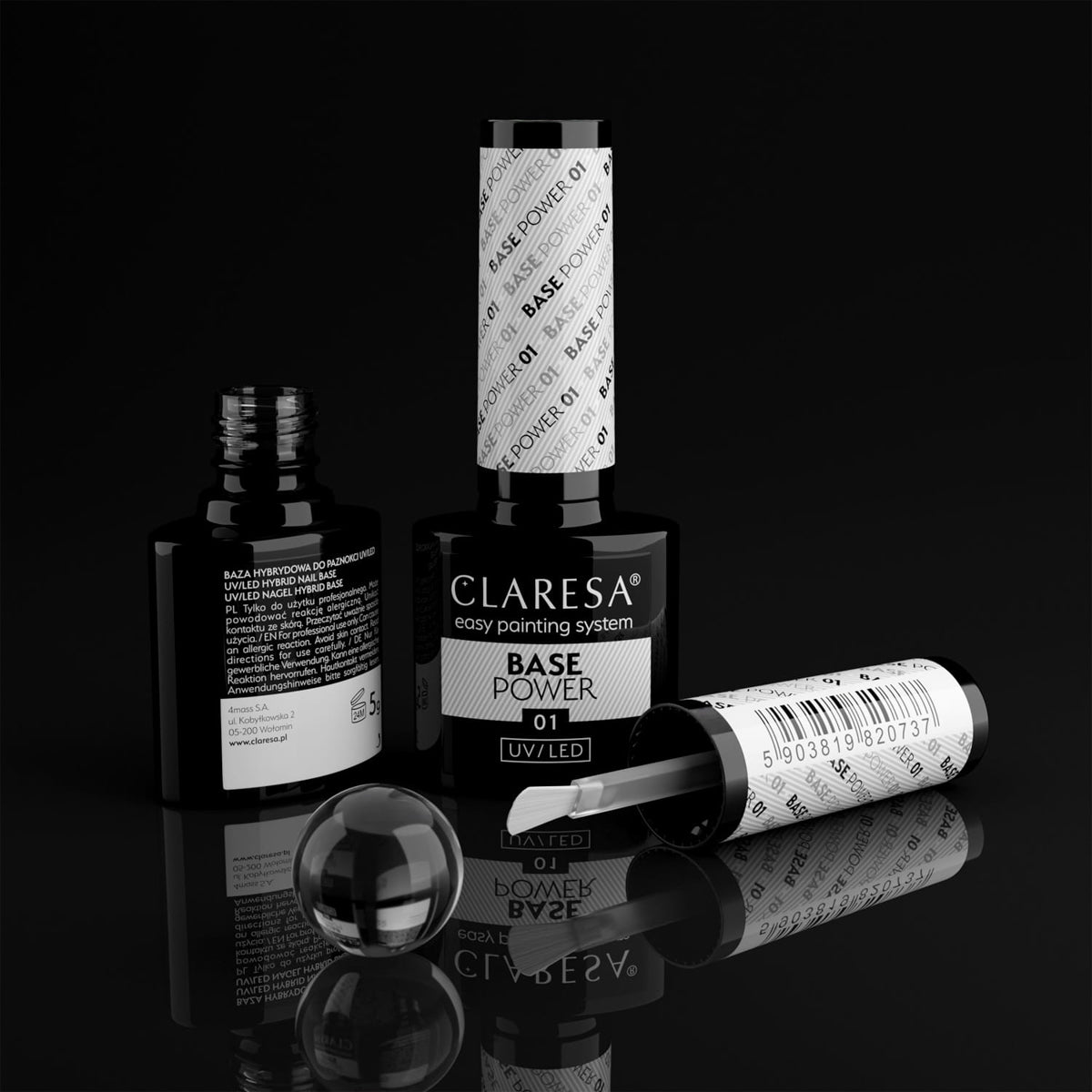 CLARESA Base POWER 01 - 5g (nagellak basis)