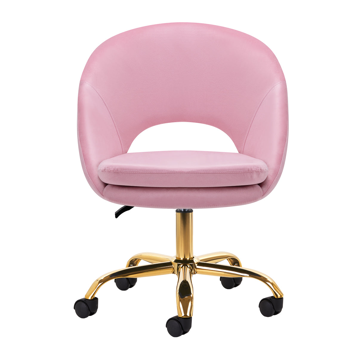 4Rico draaistoel QS-MF18G roze