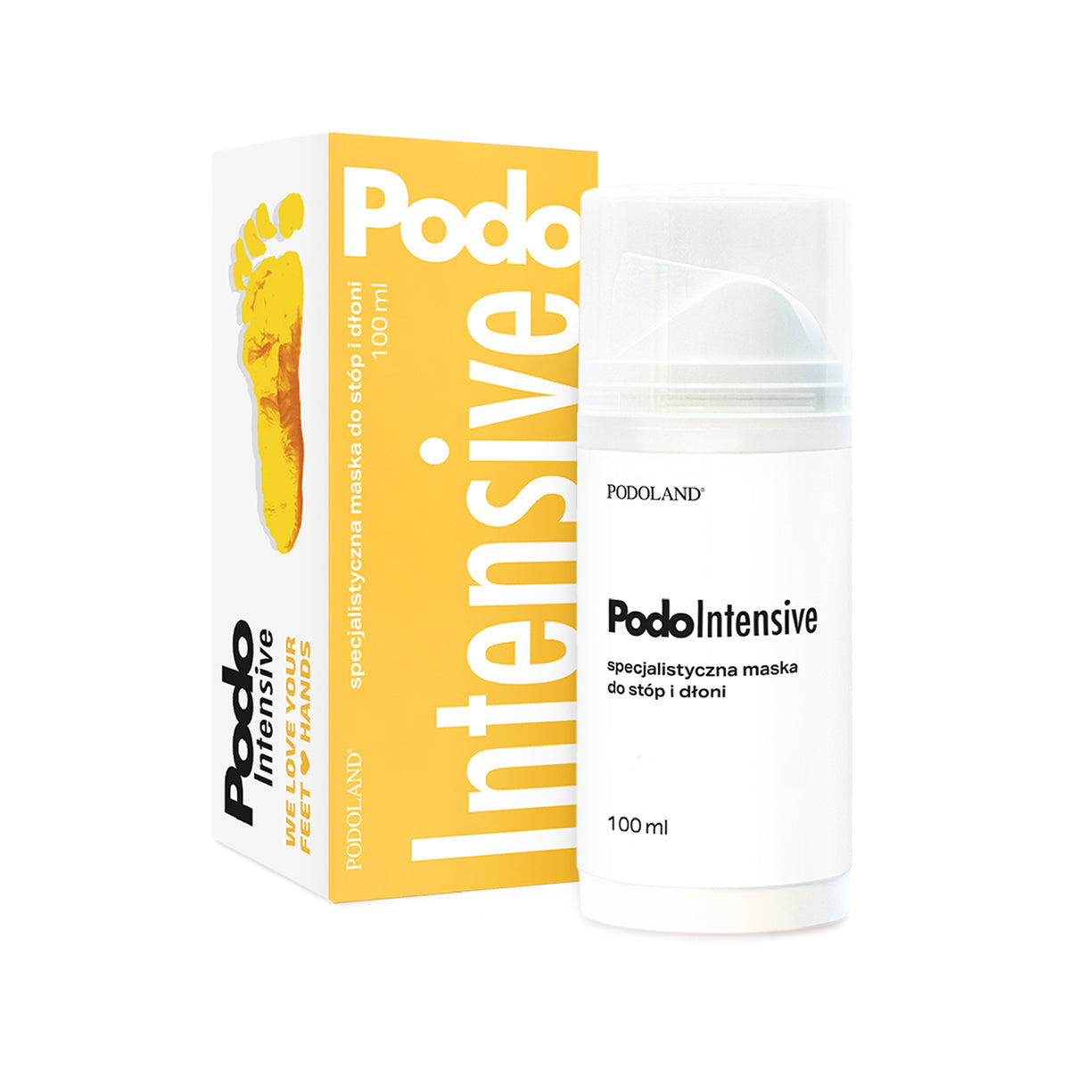 PODOLAND beredning PodoIntensive specialmask för fötter och händer 100ml