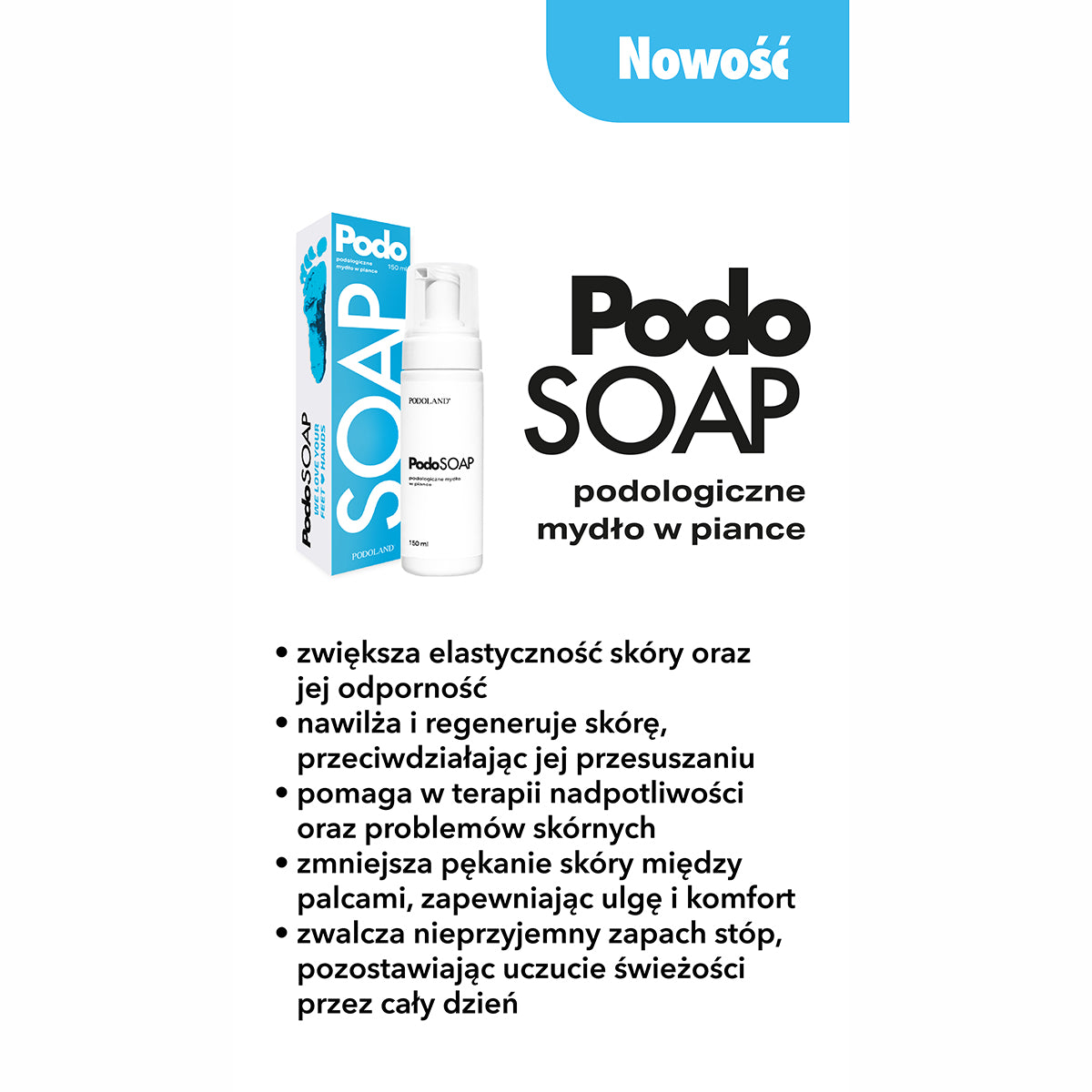 Podoland Podosoap podologische schuimzeep 100 ml
