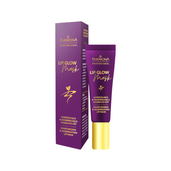 FARMONA LIP GLOW MASK – fuktighetsbringande och regenererande läppsmask 12 ml