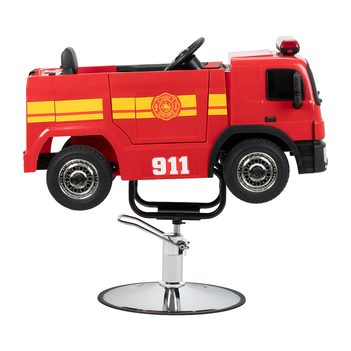 Gabbiano Kadeřnické křeslo pro děti Fire engine