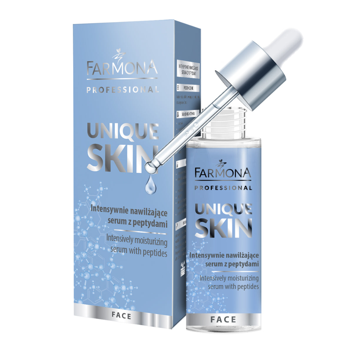 Farmona UNIQUE SKIN intenzív hidratáló szérum peptidekkel 30 ml