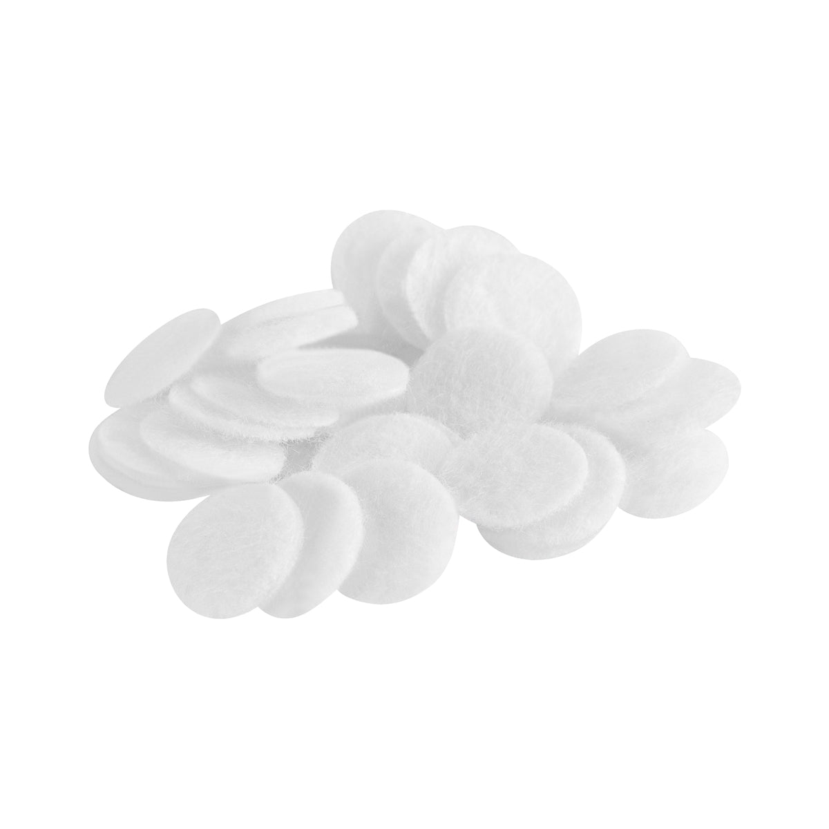 Små bomulds mikrodermabrasion filtre, 40 stk.