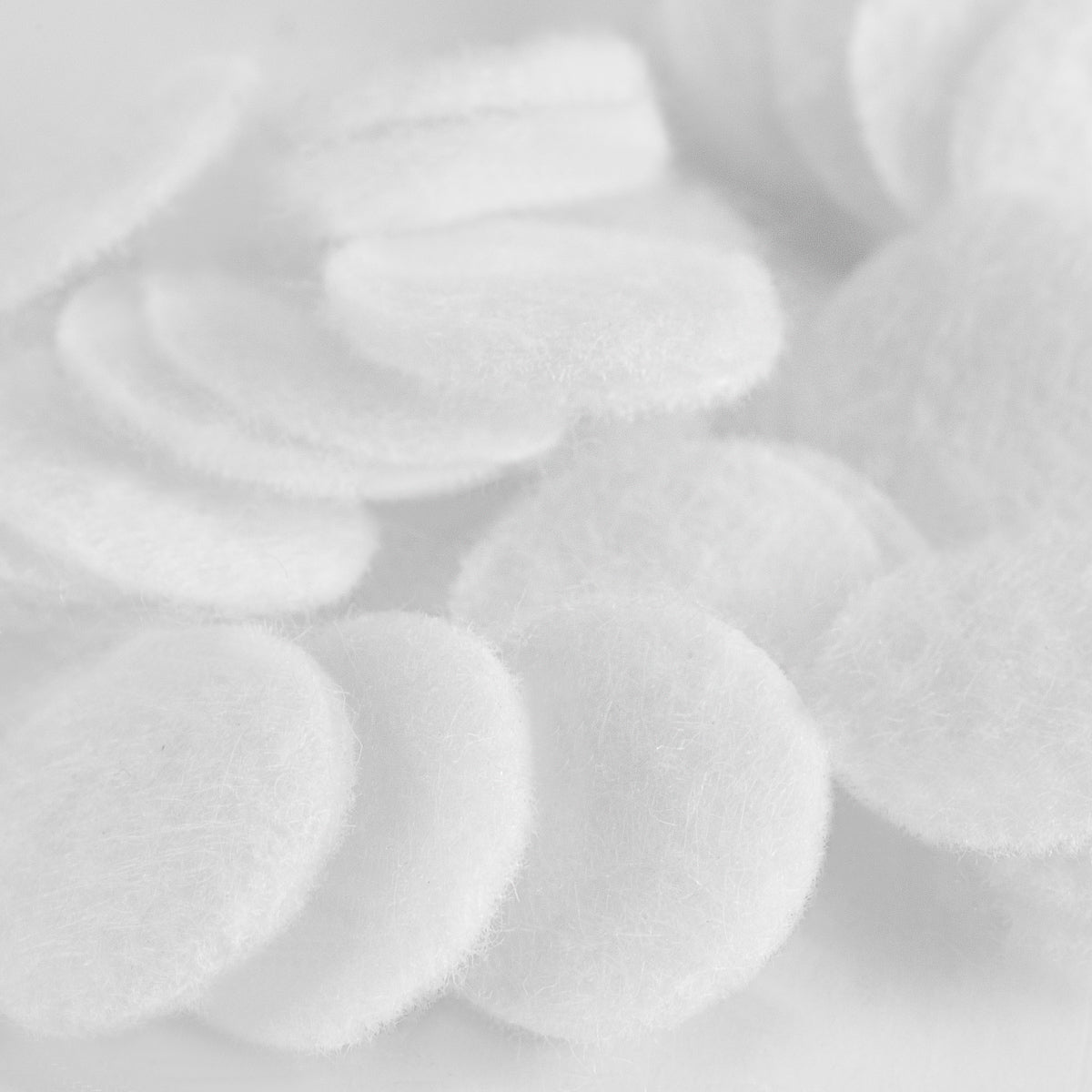 Små bomulds mikrodermabrasion filtre, 40 stk.