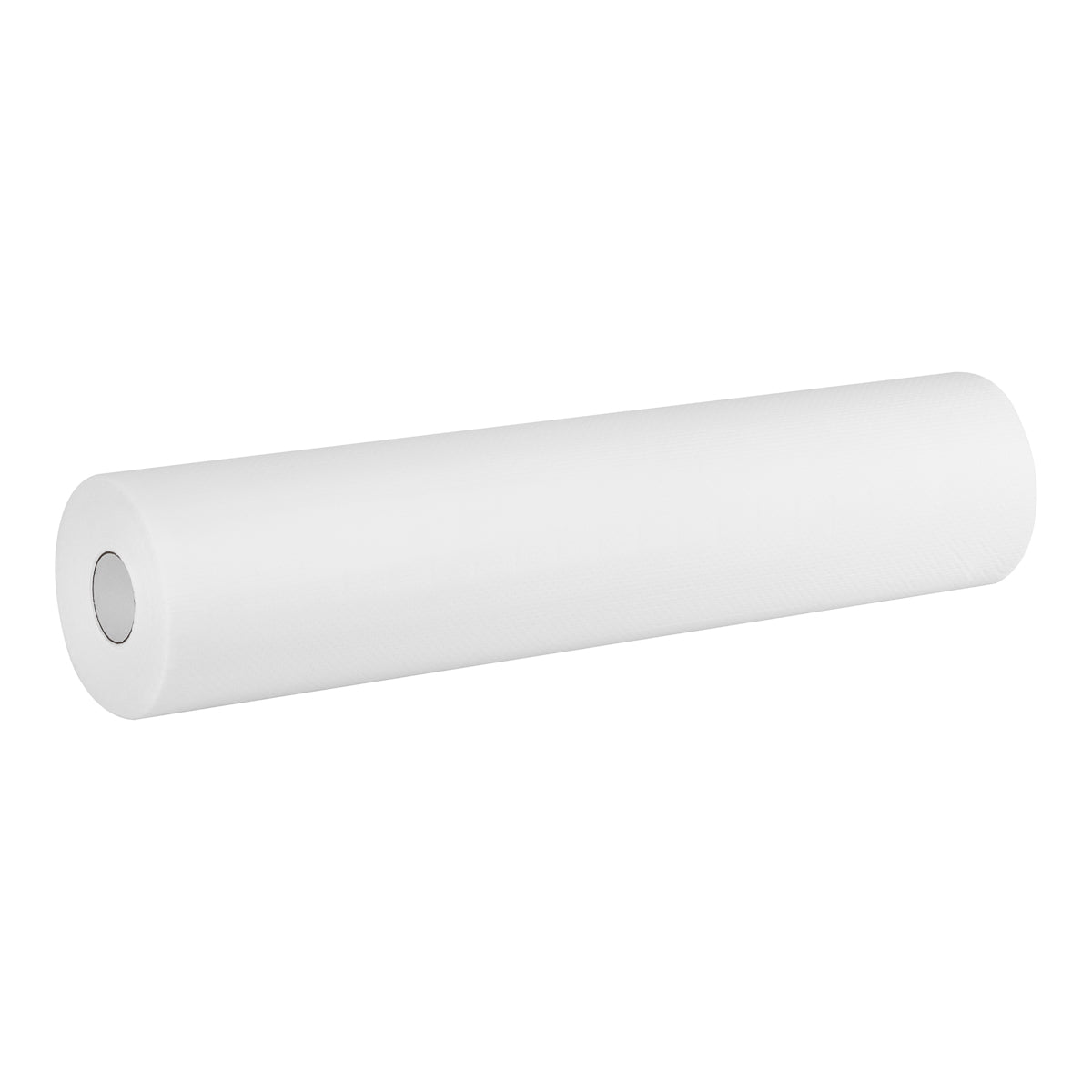 Disposable paper sheet with plastic coating, 50 x 40 m, white