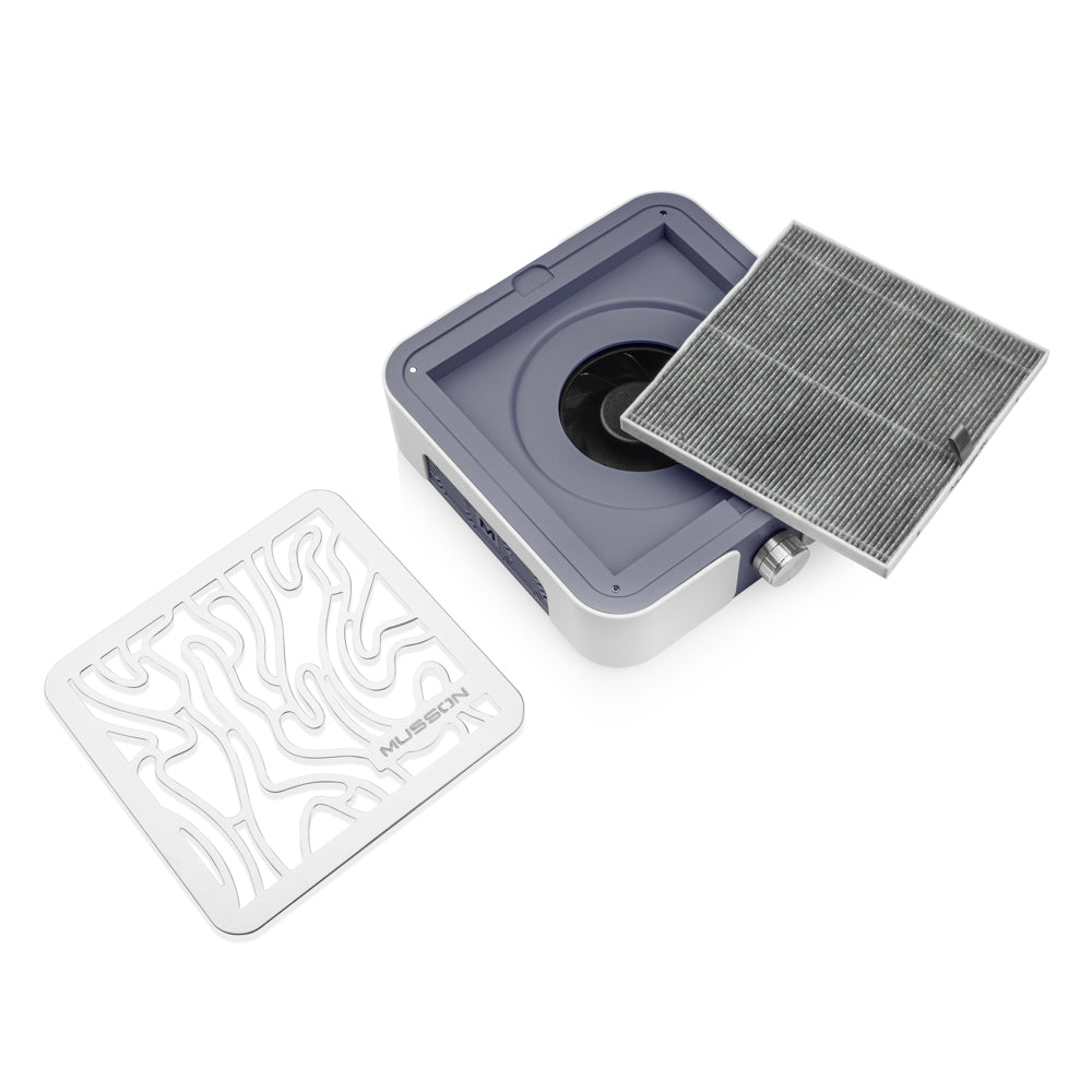 Stofafzuiger MUSSON X2 GRAPHITE 72W professioneel