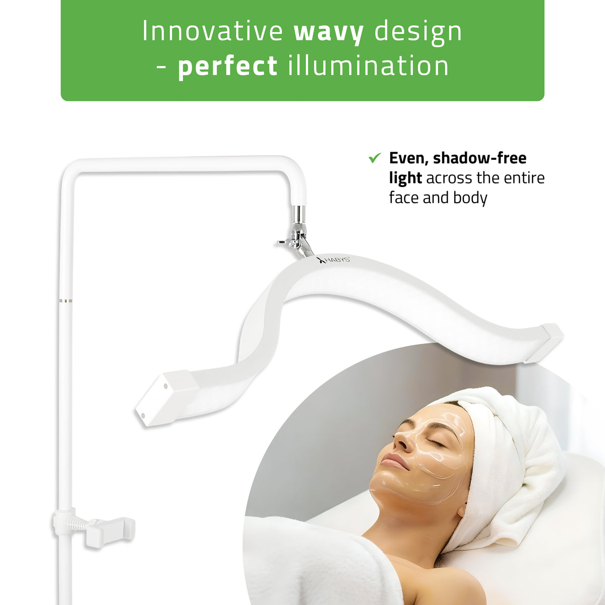 Vena Light Kosmetiklampa, vit