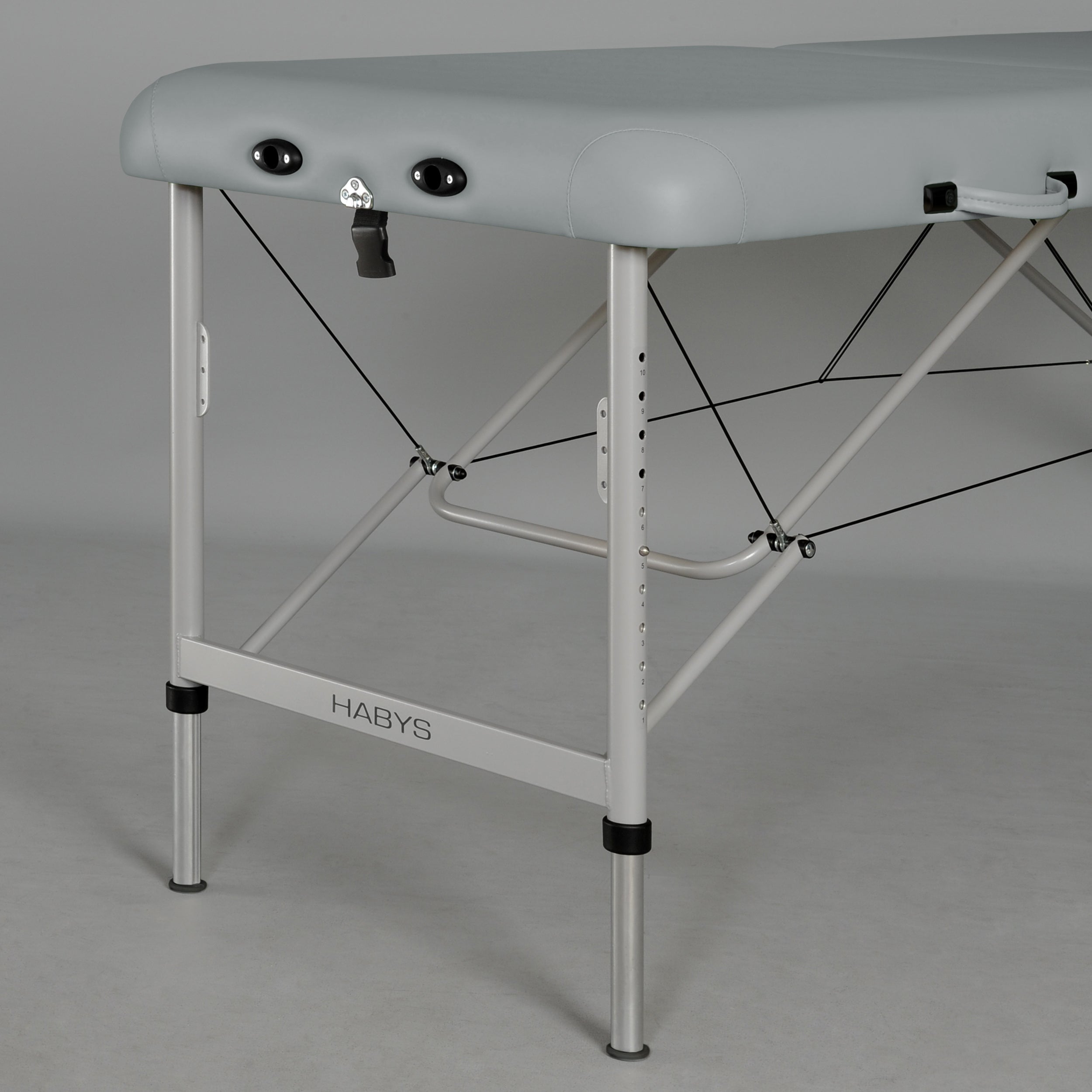 Massagetafel Aero Alu 70 Vinyl Flex K029, Grijs