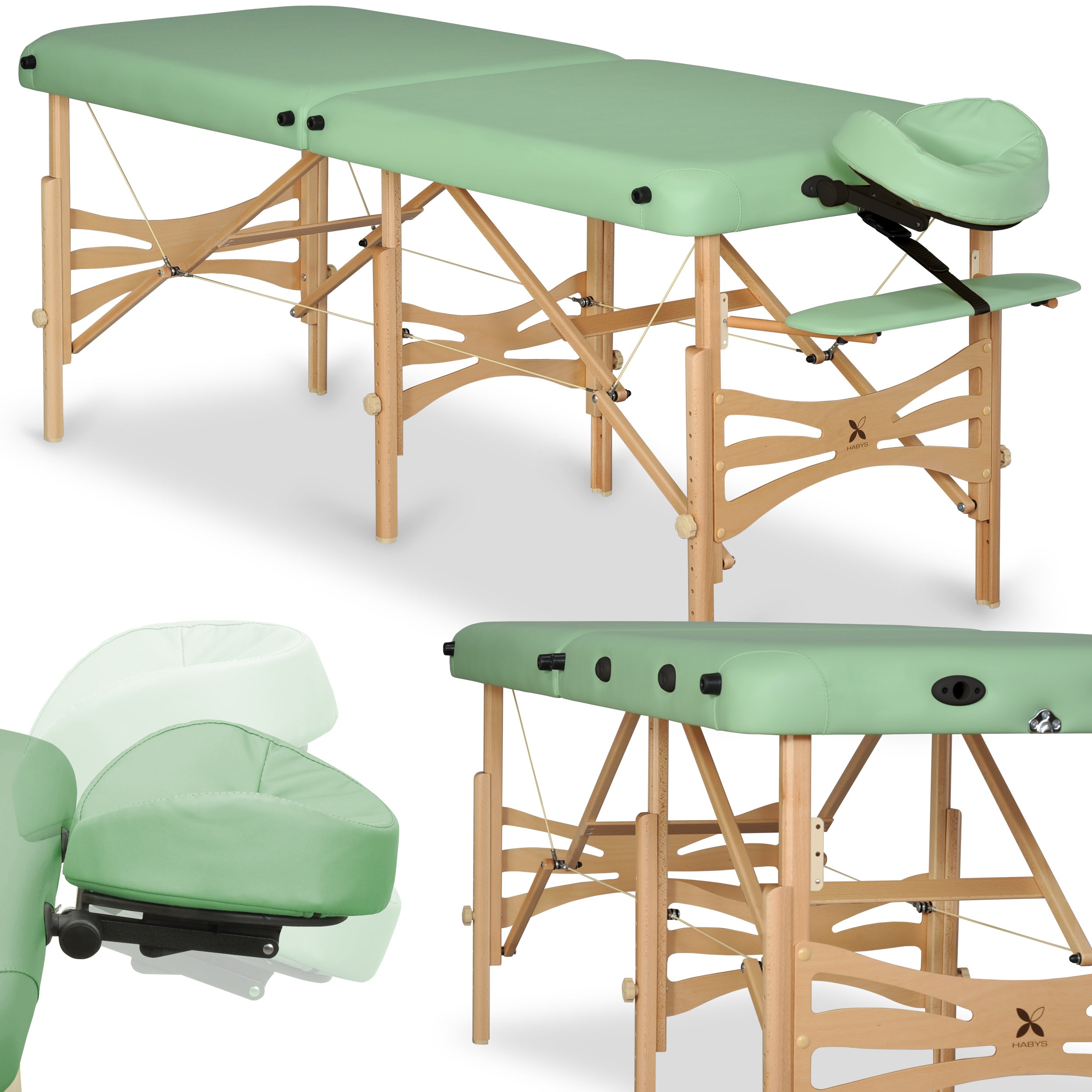 Massagetafel Alba 70 Vinyl Flex K022 Groen