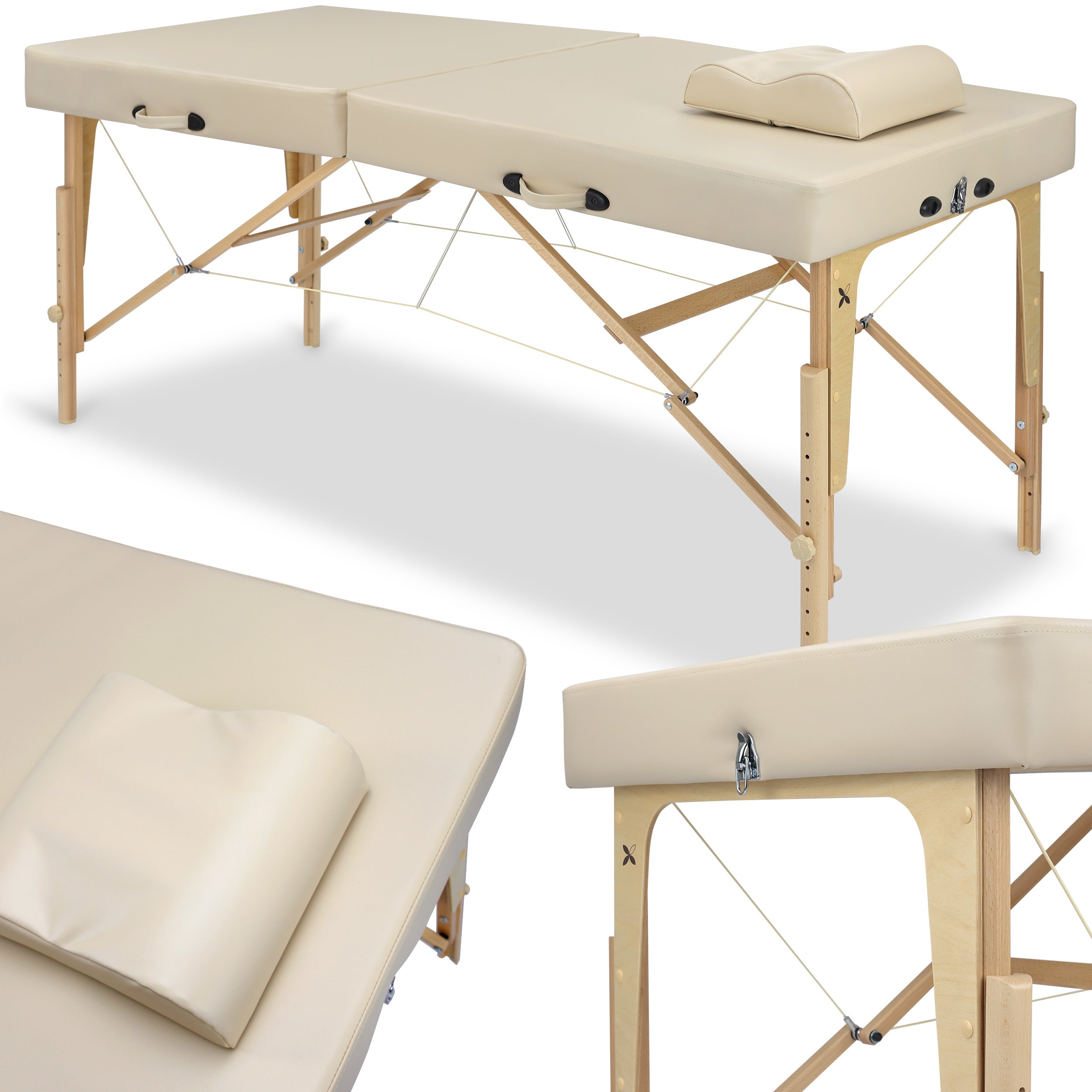 Massagetafel Mila Vinyl Flex K033, Beige