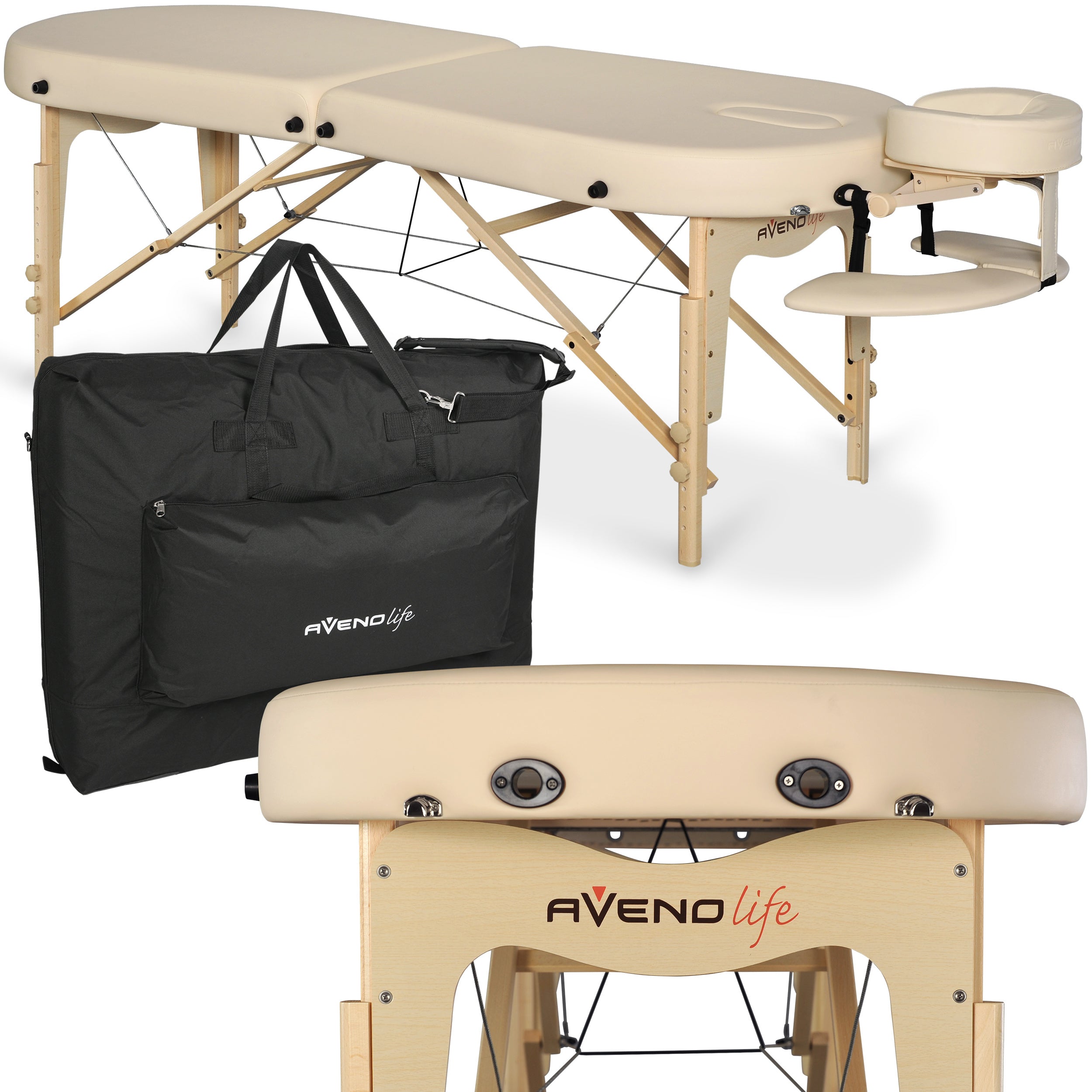 Massagetafel Elza Soft Touch K607, Moco Beige