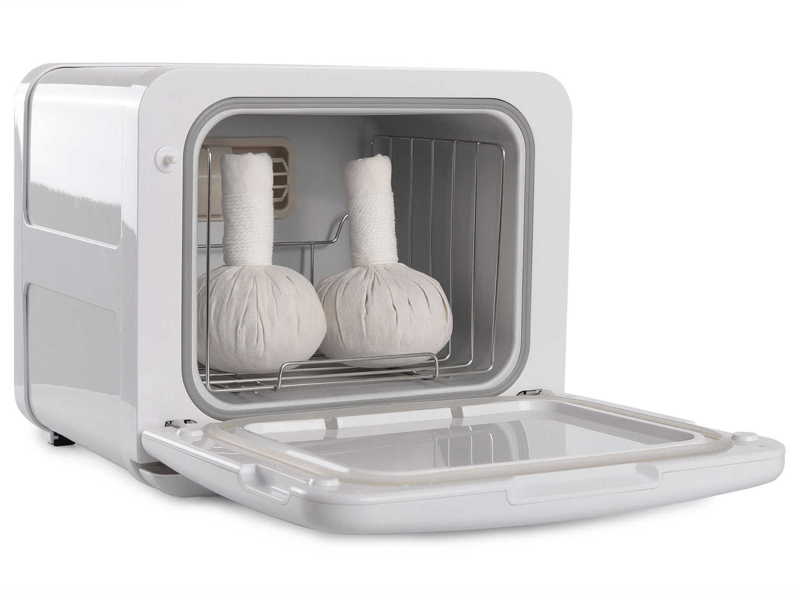 Kruidenstempels- en kleine handdoekenverwarmer, wit - 8 l, UV