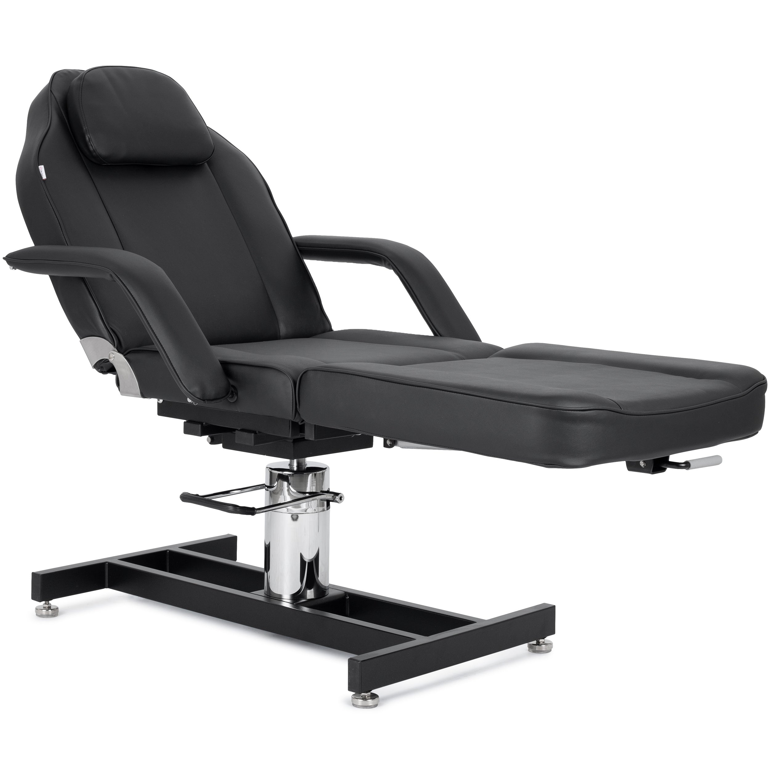 Theo Nero beautyfauteuil – pneumatisch en hydraulisch verstelbaar, zwart