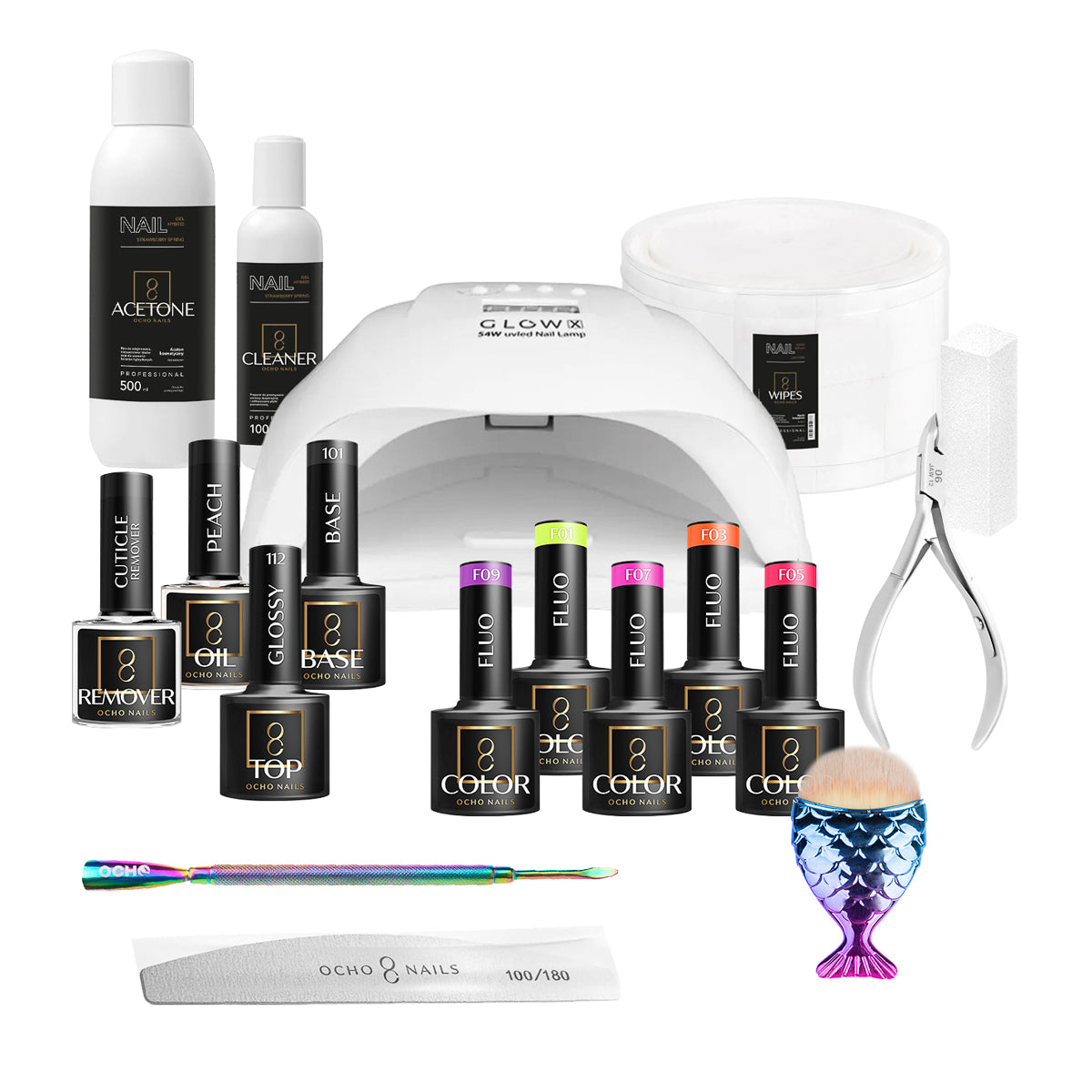 OCHO NAILS hybrid starter set 6