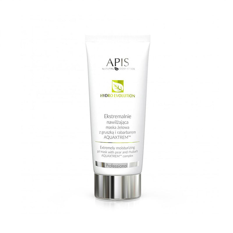 Apis hydro evolution extreem hydraterend gelmasker met peer en rabarber aquaxtrem™, 200 ml