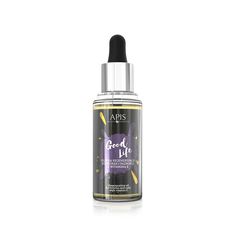 Apis good life regenererende olie voor nagelriemen en nagels met vitamine E, 30 ml