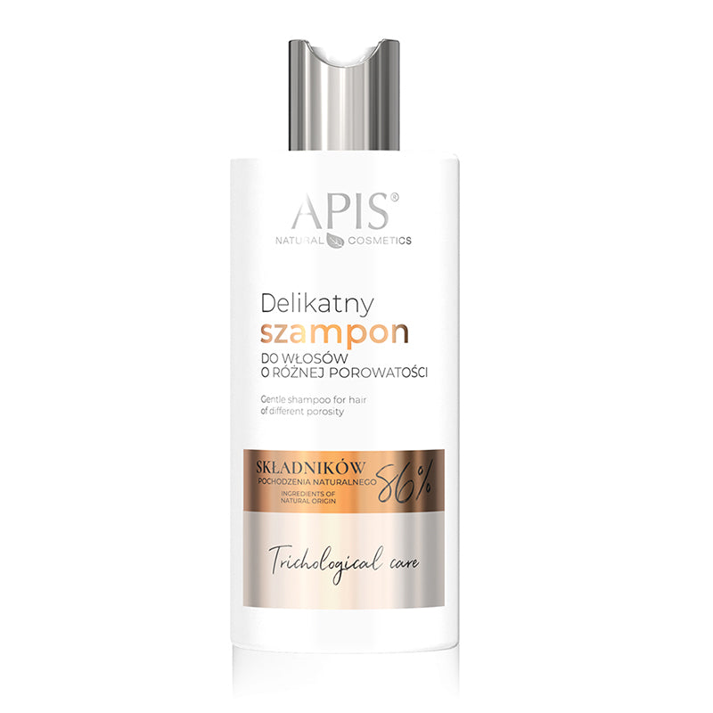 APIS TRICHOLOGICAL CARE Een zachte shampoo voor haar van verschillende porositeit 300 ml