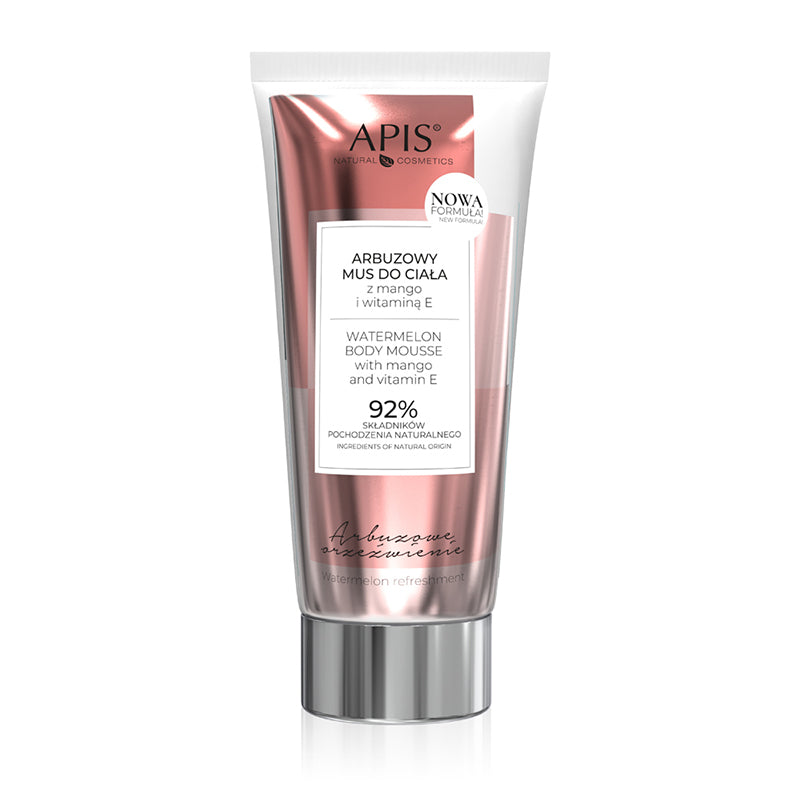APIS Watermelon refreshment, watermeloen bodymousse met mango en vit. E 200 ml