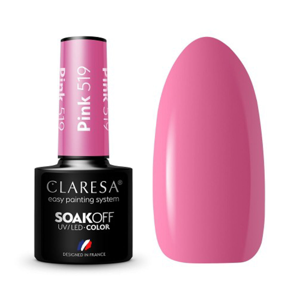 CLARESA Hybrid neglelak PINK 519 -5 g