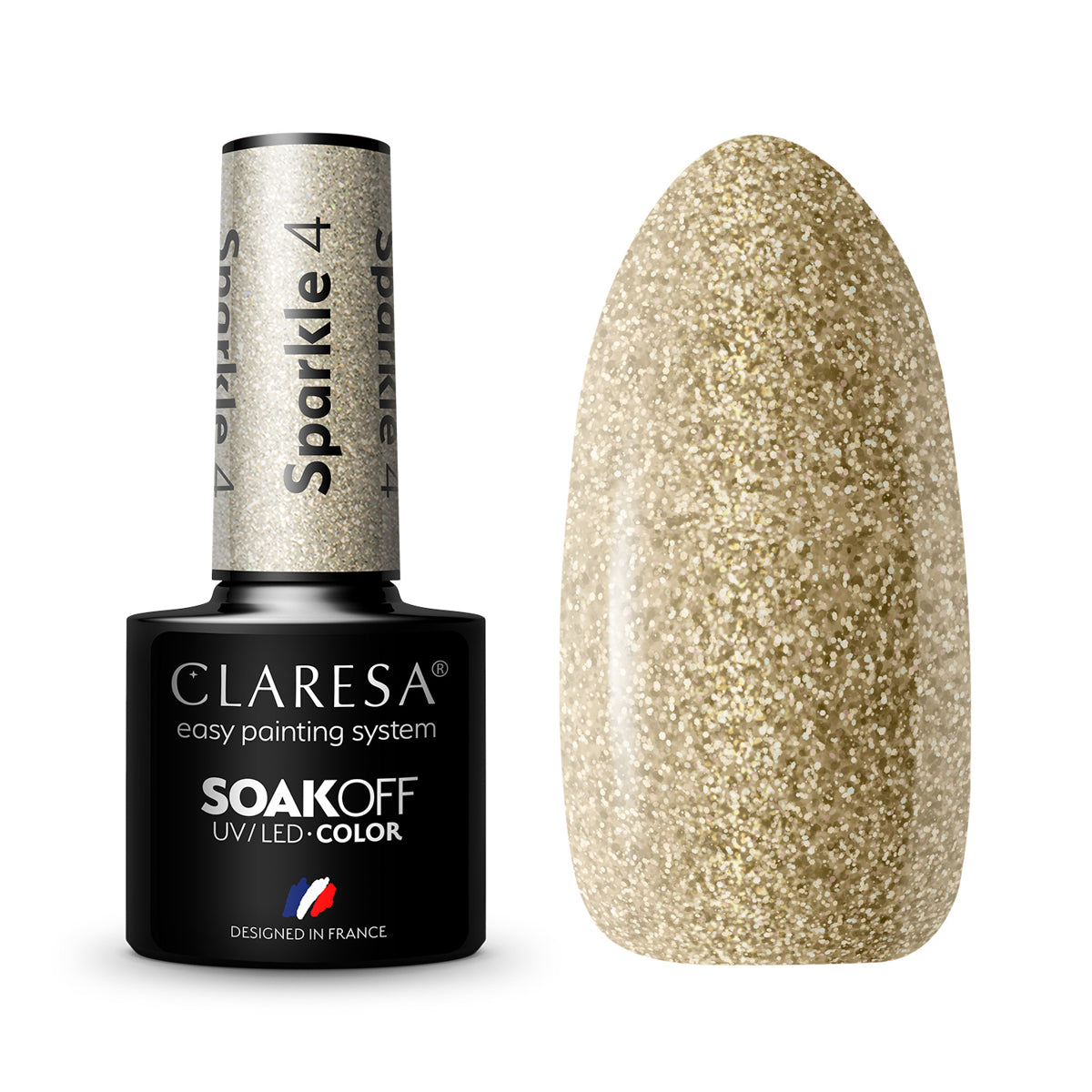 CLARESA Hybride nagellak SPARKLE 4 -5g