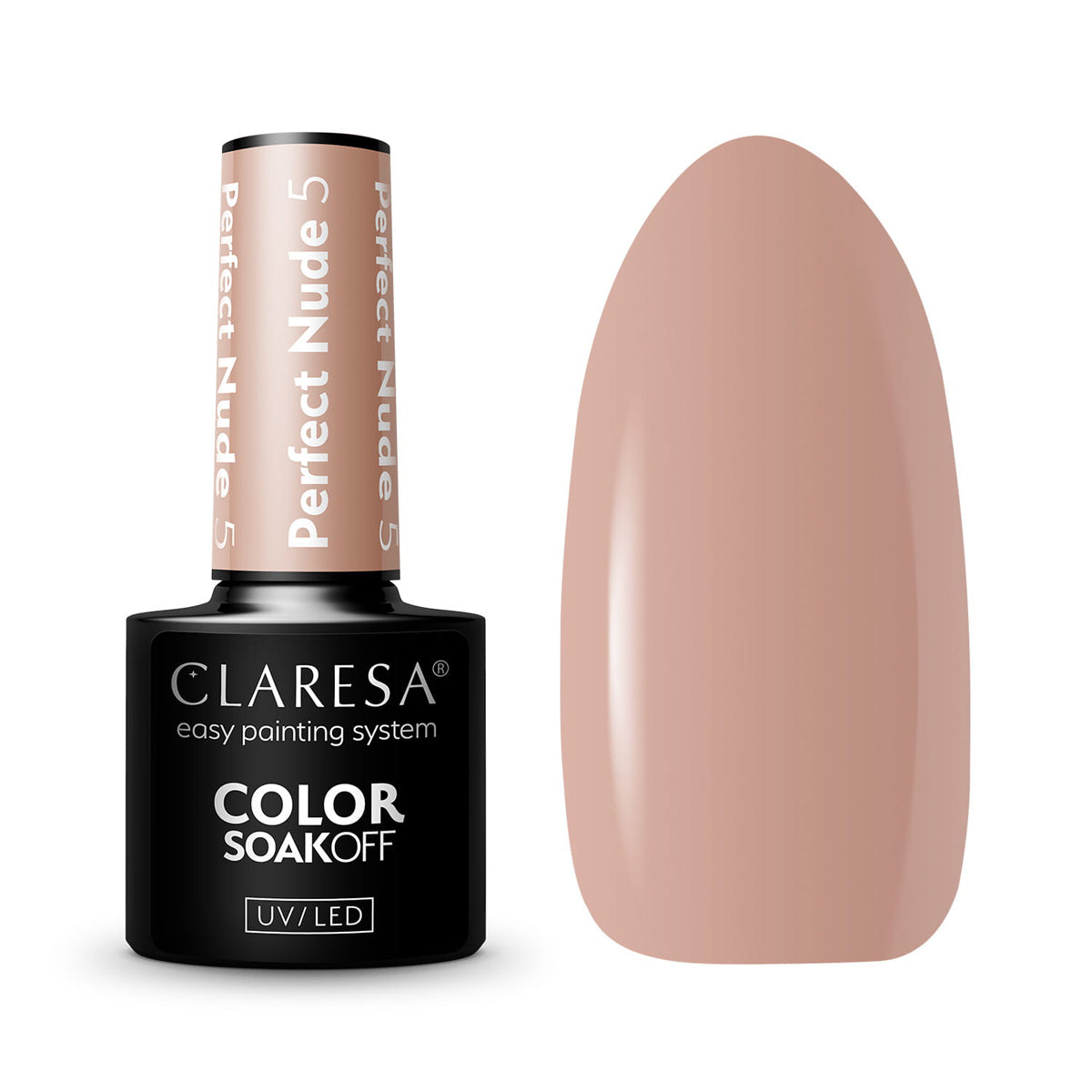 CLARESA Hybrid neglelak PERFECT NUDE 5 -5 g