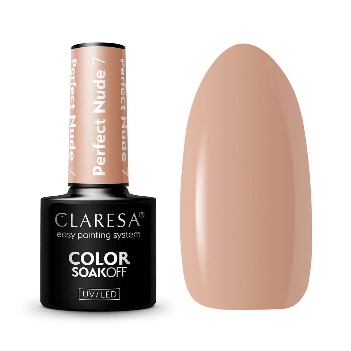 CLARESA Hybrid neglelak PERFECT NUDE 7 -5 g